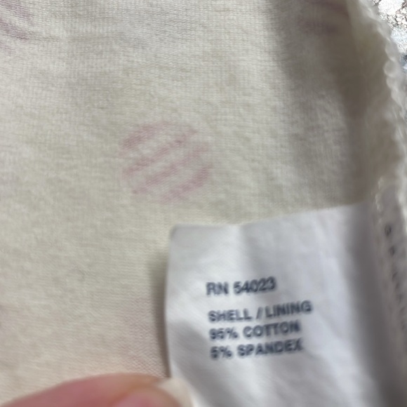 Vintage Y2K gap stretch Cami cotton stretch camisole shelf bra adjustable straps - Picture 9 of 10